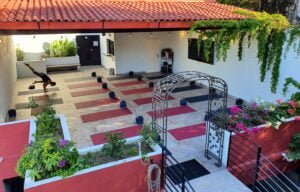 The Vallarta Breeze Yoga Puerto Vallarta Yoga Studio as seen from the Yogi Lounge